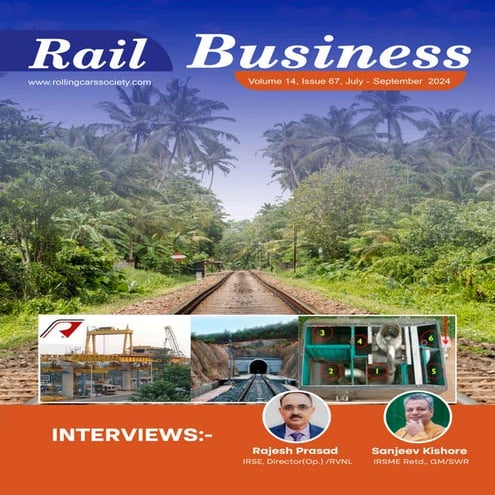 Rail Business July Sep 2024- Highlights on RVNL n Infra Projects