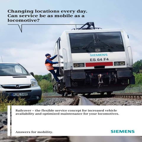 Railcover: service concept for increased vehicle availability