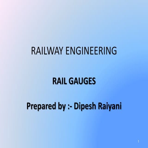 Rail gauge