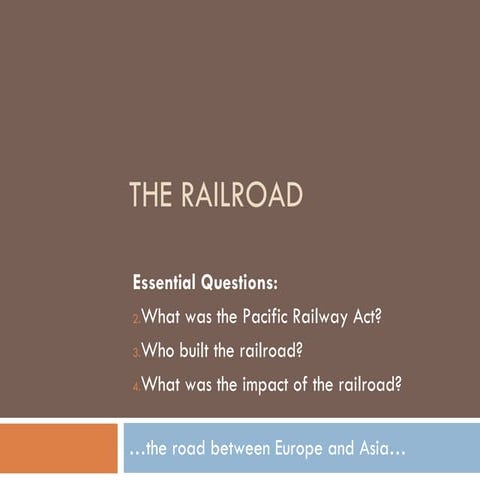 Railroads