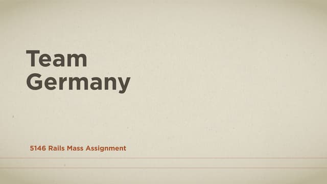 CSCE "Rails Mass Assignment"