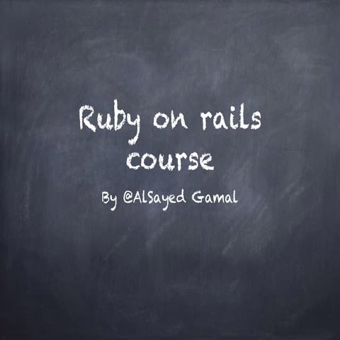 Rails course  day 2