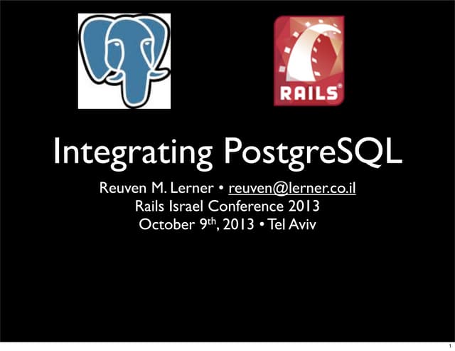 Rails israel 2013