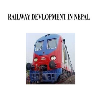 Railway development in Nepal