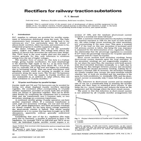 Railway rectification