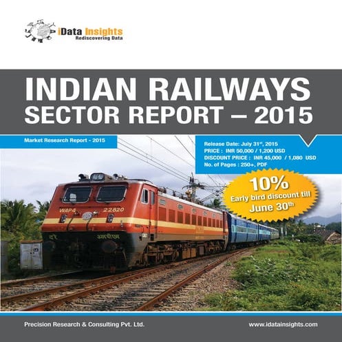 Railways Sector in India - 2015