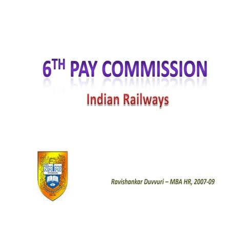 6th Pay Commission - Indian Railways