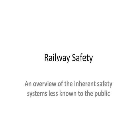 Railway safety