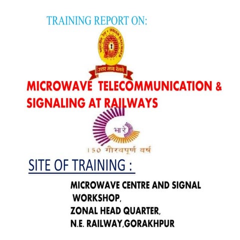 Railway shashikant training report on