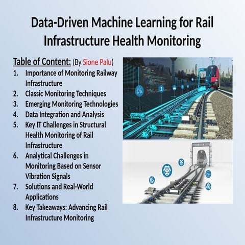 Data-Driven Machine Learning for Rail Infrastructure Health Monitoring