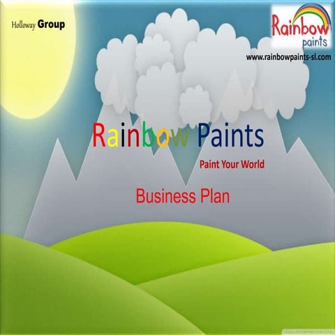 Rainbow paints presentation