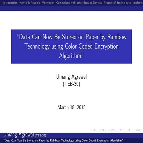 Rainbow technology-ppt | PPT