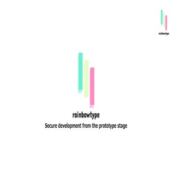 Rainbowtype secure IoT prototyping system