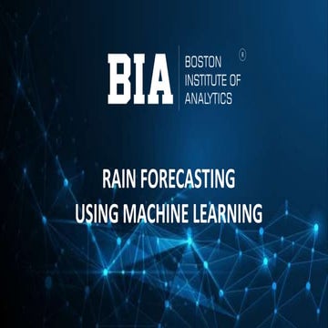 Rainfall Predict: Advancements in Rain Forecasting Technology