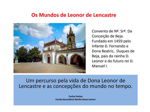 Os Mundos de Leonor de Lencastre