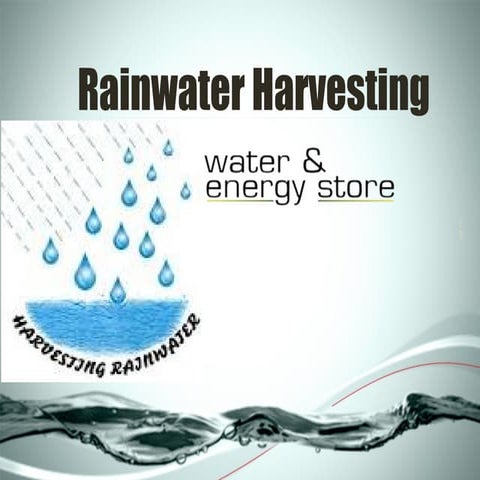 Rainwater harvesting
