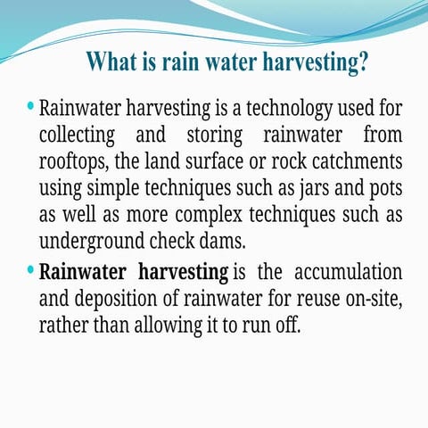 RAIN WATER HARVESTING.pptx FOR SCHOOL STUDENTS