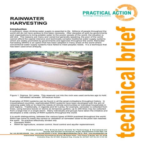 Rainwater Harvesting 201