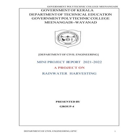 RAINWATER HARVESTING MINIPROJECT REPORT.pdf