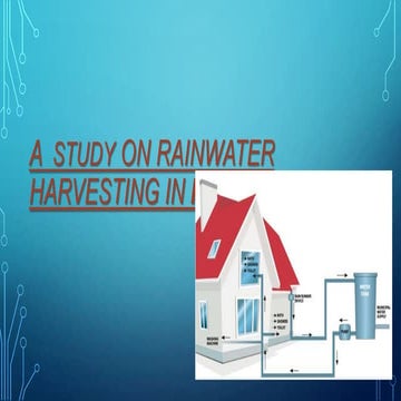 Rain water harvesting ppt