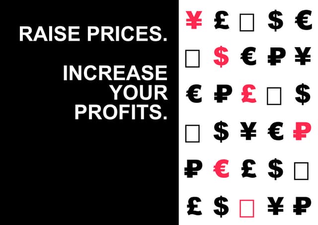 Raise prices increase profits PPT Free Download Raise prices increase profits PPT Free Download