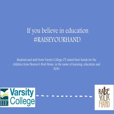 #Raiseyourhand