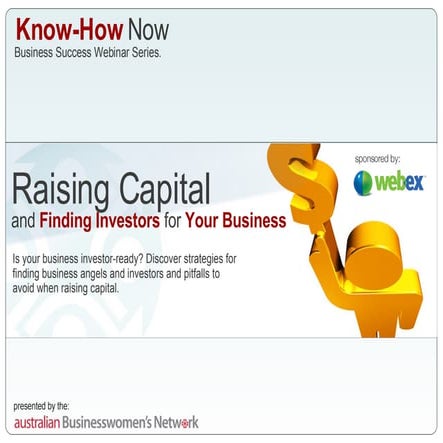 Raising Capital Webinar