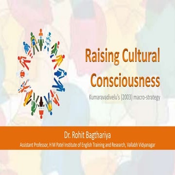 Raising cultural consciousness
