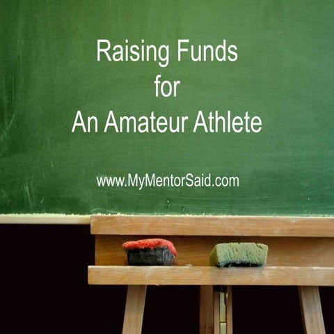 Raising (funds) athletes