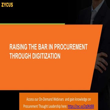 Raising the Bar in Procurement Through Digitization