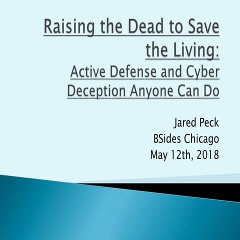 Raising the dead to save the living