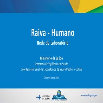 Raiva - Humano Rede de Laboratório