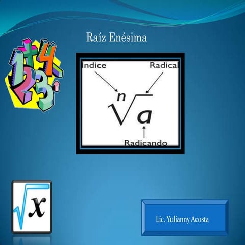 Raiz Enesima Pptx