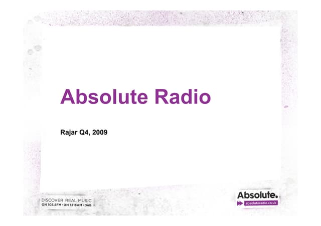 Rajar 2009 Q4