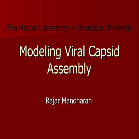 Rajar Manoharan Internship