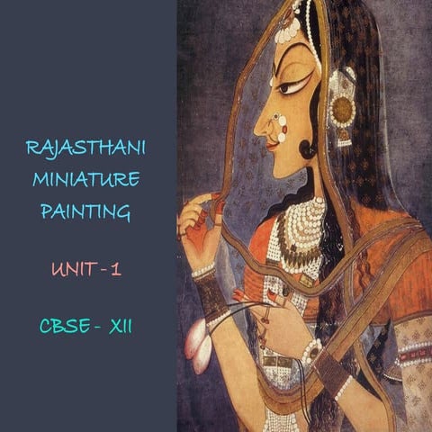 Rajasthani painting . class 12 