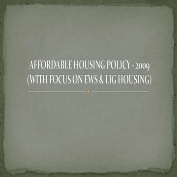 Rajasthan state housing policy 