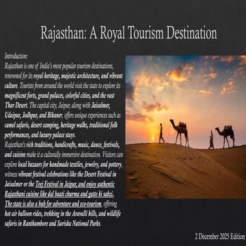 Rajasthan Tourism 2026 Edition latest.pptx