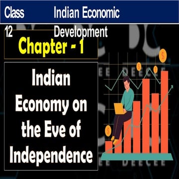 Indian economic development Class XII | PPTX