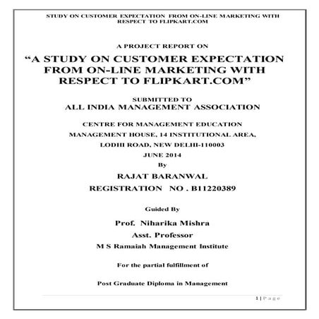 Rajat flipkart project  