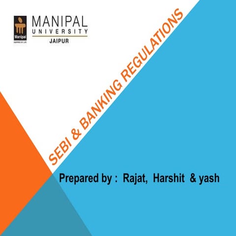 Sebi n bnking rgultions  raj edicos