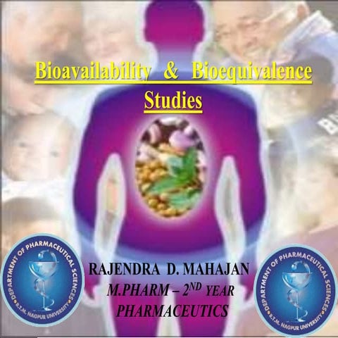 Bioavailability bioequivalance study designs