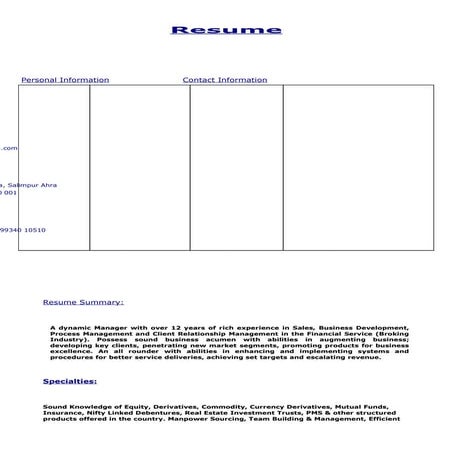 Cv muhammad ali | DOCX