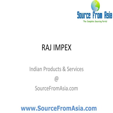 Banu exporters source fromasia | PPTX