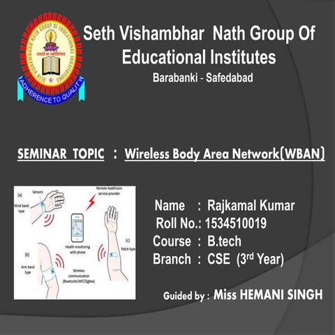 Wireless Body Area Network (WBAN)