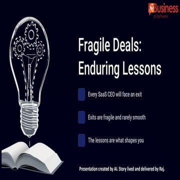 BoSUSA25 | Raj Mahajan | Fragile Deals, Enduring Lessons