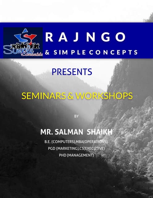 Raj ngo brochure seminar