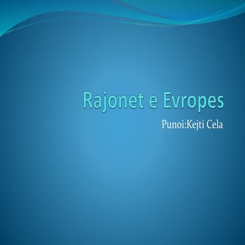 Rajonet e Europes