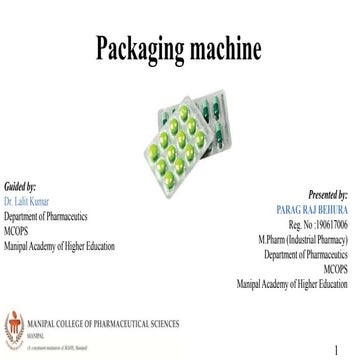 Raj packaging   machine