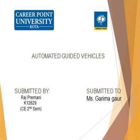 automated guided vechiles